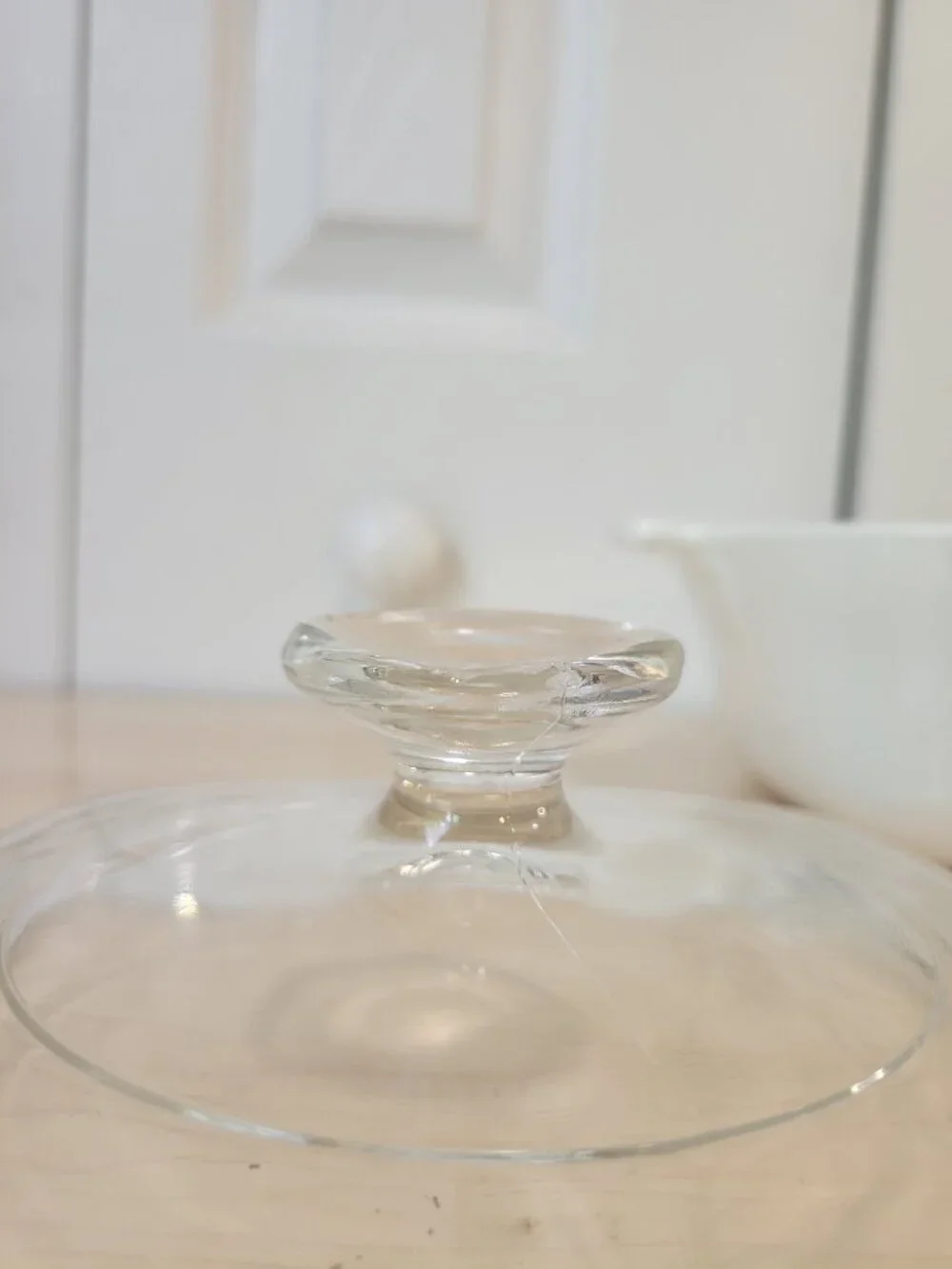 Vintage CORNINGWARE Blue Cornflower 1.5-Quart Casserole Dish w/ Damaged Lid Knob